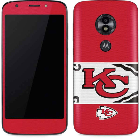 NFL Kansas City Chiefs Zone Block Moto E5 Play Skin